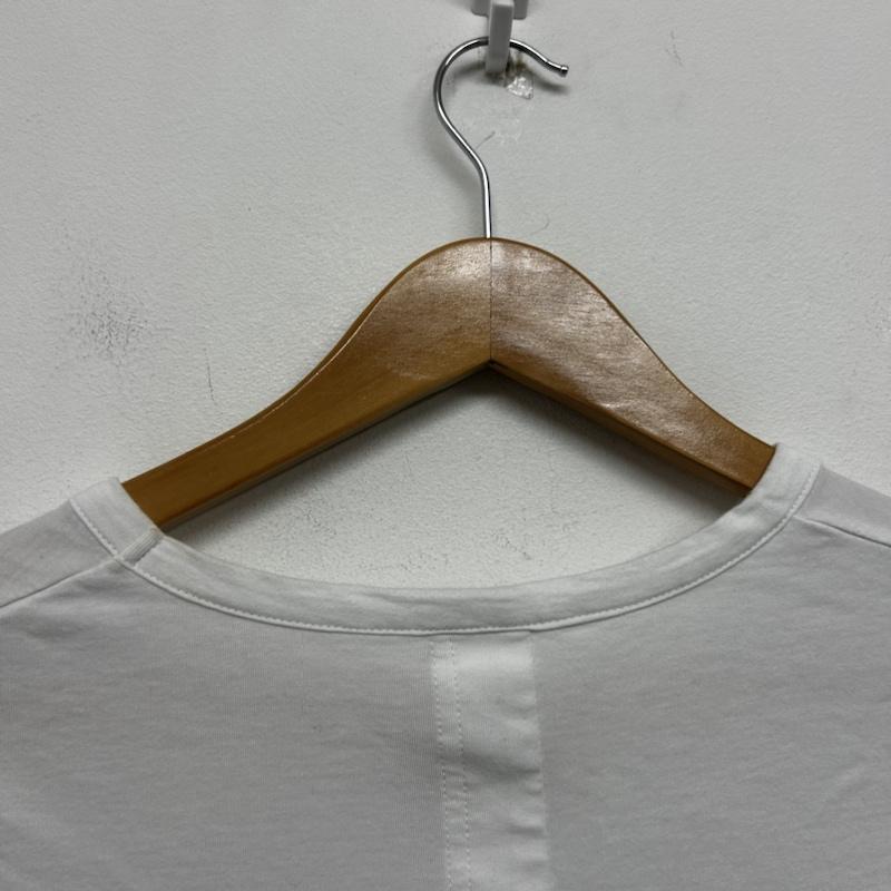ヨウジヤマモト Yohji Yamamoto Tシャツ 長袖 長袖TEE バックボタン スリット 1 無地 白 / ホワイト / white メンズ USED 古着 中古 50143271
