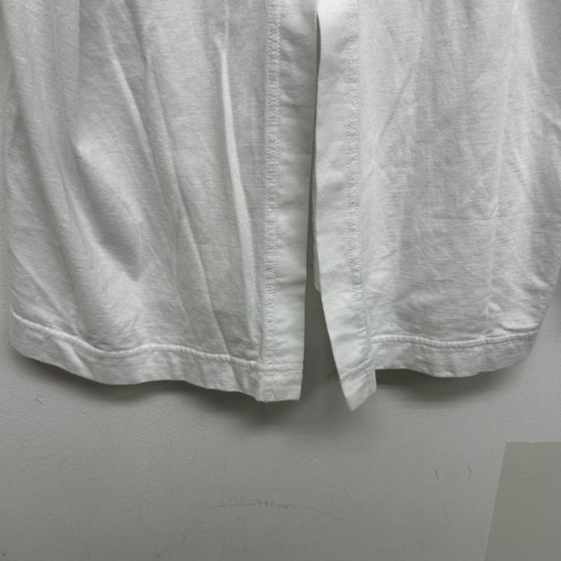 ヨウジヤマモト Yohji Yamamoto Tシャツ 長袖 長袖TEE バックボタン スリット 1 無地 白 / ホワイト / white メンズ USED 古着 中古 50143271