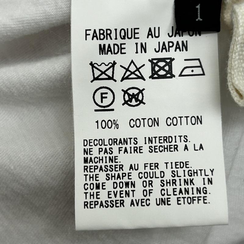 ヨウジヤマモト Yohji Yamamoto Tシャツ 長袖 長袖TEE バックボタン スリット 1 無地 白 / ホワイト / white メンズ USED 古着 中古 50143271