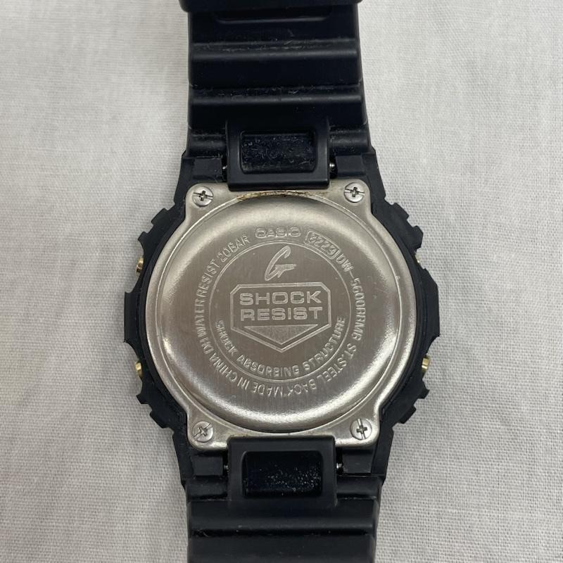 ジーショック G-SHOCK 腕時計 デジタル DW-5600BBMB メンズ腕時計 メタリック ミラーフェイス ベーシックモデル ブラック ゴールド - 黒 / ブラック / black X 金 / ゴールド / gold color メンズ USED 古着 中古 50143321