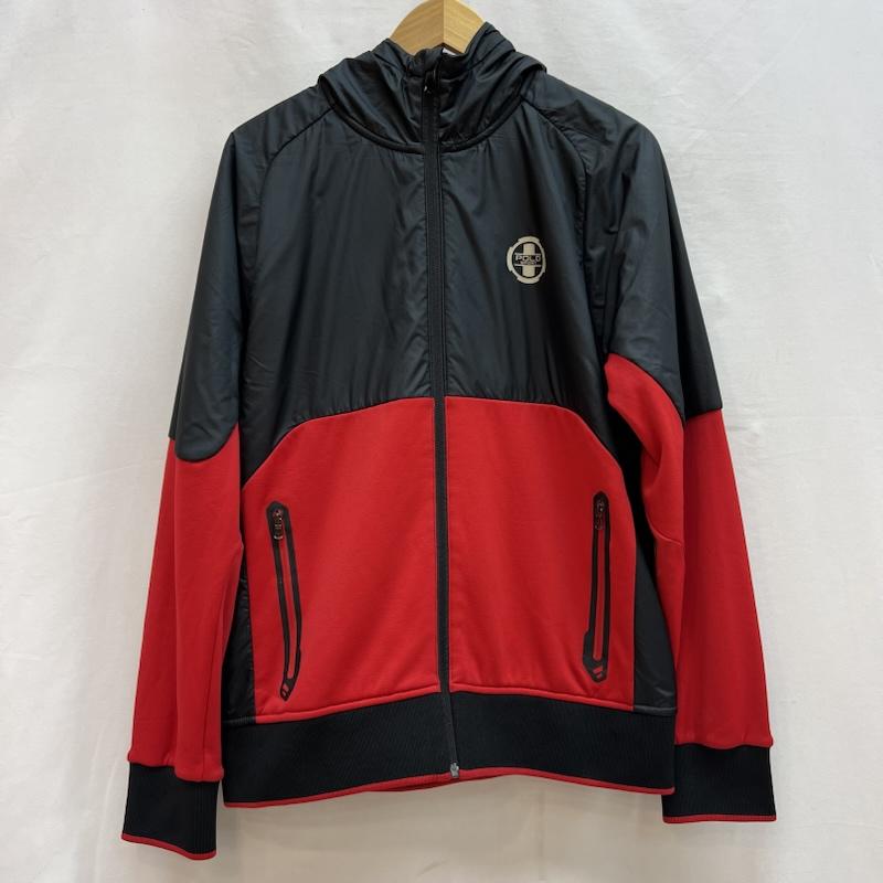 ポロスポーツラルフローレン POLOSPORT ジャケット、上着 ジャンパー、ブルゾン ロゴ プリント ナイロン切替 フードブルゾン パーカー M 赤 / レッド / red X 黒 / ブラック / black メンズ USED 古着 中古 50143333