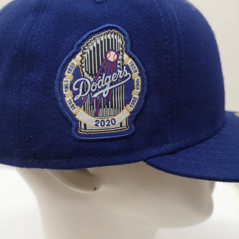 ニューエラ NEW ERA 帽子 キャップ Los Angeles Dodgers Champions Edition ロサンゼルス ドジャース キャップ 7 5/8 - 青 / ブルー / blue メンズ USED 古着 中古 50143358
