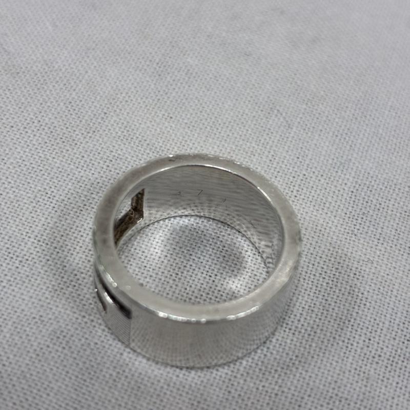グッチ GUCCI アクセサリー 指輪 ブランデッドG カットアウト シルバー リング 指輪 AG925 7号 - ロゴ、文字 銀 / シルバー / silver color レディース USED 古着 中古 50143374