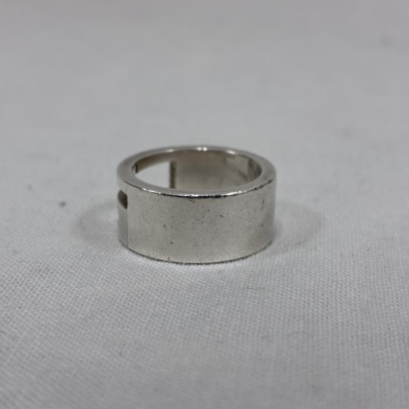 グッチ GUCCI アクセサリー 指輪 ブランデッドG カットアウト シルバー リング 指輪 AG925 7号 - ロゴ、文字 銀 / シルバー / silver color レディース USED 古着 中古 50143374