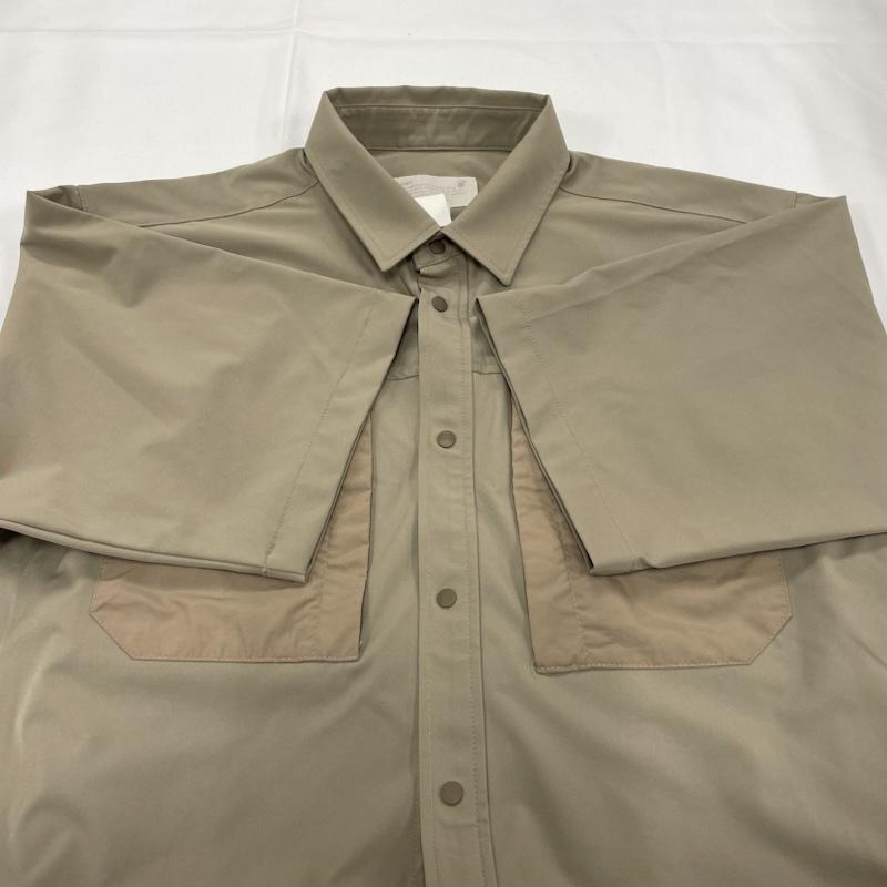 古着 USED シャツ、ブラウス 半袖 Kelen ケレン 20ss ポケット 切替 ストレッチ ナイロン スナップ ボタン シャツ 42 メンズ USED 古着 中古 50143423