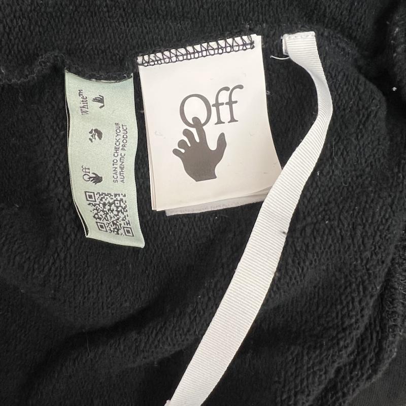 オフホワイト off white トレーナー 長袖 Slim Fit Non-Fiction スウェット L 黒 / ブラック / black メンズ USED 古着 中古 50143436