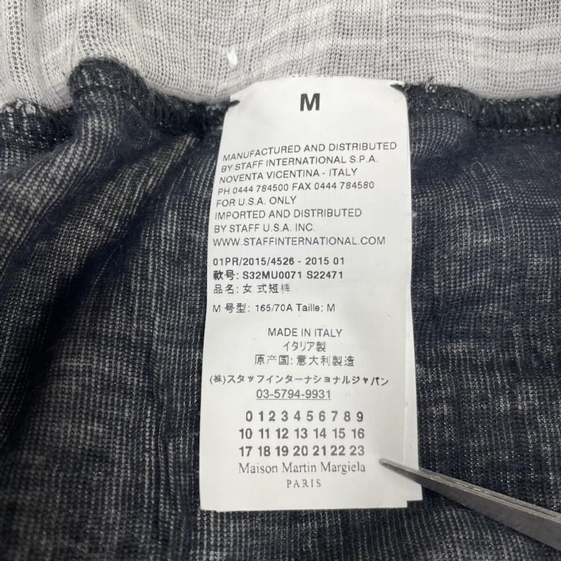 エムエム 6 メゾン マルタン マルジェラ MM6 Maison Martin Margiela パンツ ショートパンツ ハーフ パンツ ショーツ ウエストゴム コットン 薄手 ショートパンツ M  灰 / グレー / gray レディース USED 古着 中古 50143452