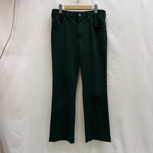 リー Lee ボトムス ボトムス 70s USA製 ブーツカット フレア スラックス スタプレ ヴィンテージ 32インチ 緑 / グリーン / green メンズ USED 古着 中古 50143474