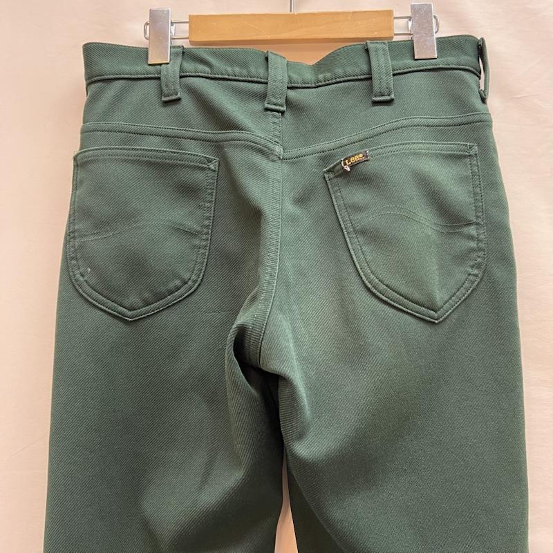 リー Lee ボトムス ボトムス 70s USA製 ブーツカット フレア スラックス スタプレ ヴィンテージ 32インチ 緑 / グリーン / green メンズ USED 古着 中古 50143474