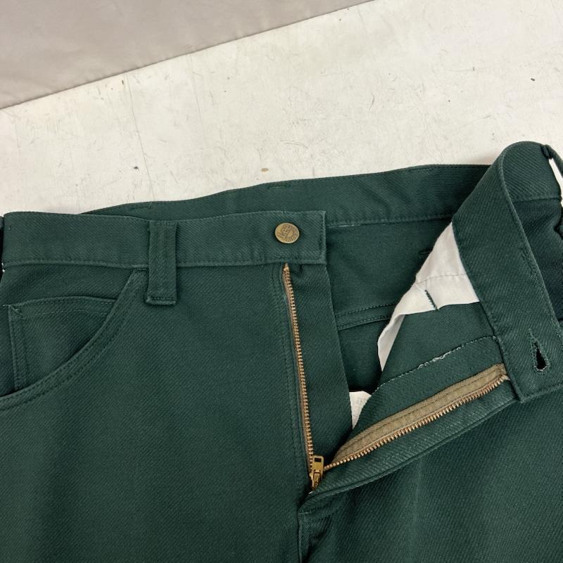 リー Lee ボトムス ボトムス 70s USA製 ブーツカット フレア スラックス スタプレ ヴィンテージ 32インチ 緑 / グリーン / green メンズ USED 古着 中古 50143474