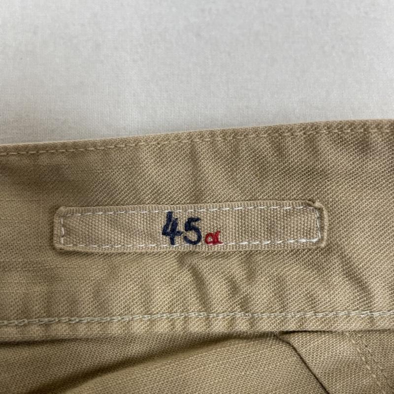 フォーティファイブ・アール 45R パンツ ショートパンツ ハーフパンツ ショートパンツ ショーツ コットン ジップフライ バックロゴ 刺繍 30インチ ロゴ、文字 X 刺繍 ベージュ / ベージュ / beige メンズ USED 古着 中古 50143485