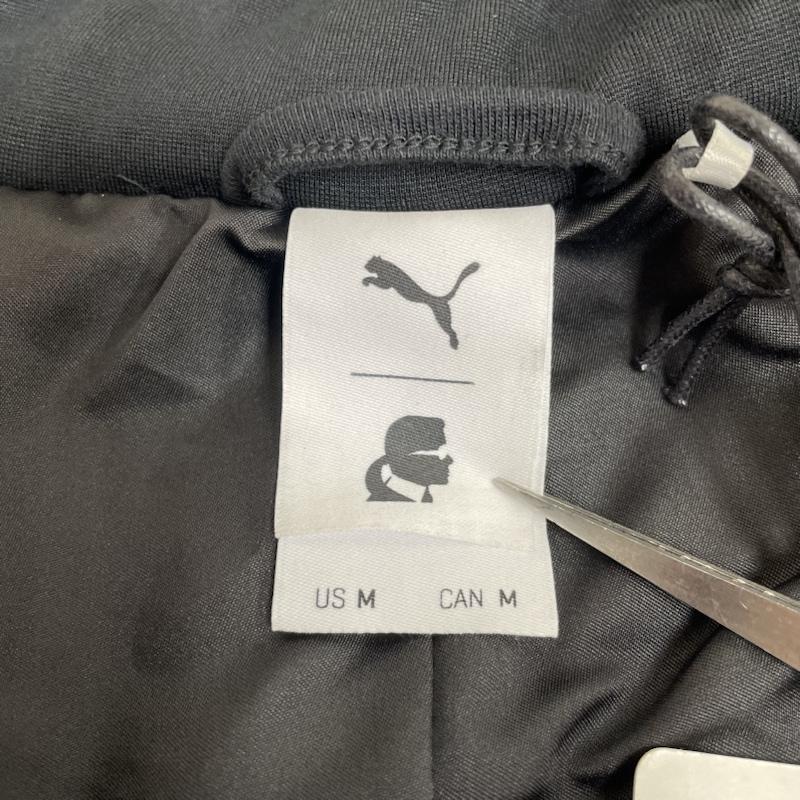 プーマ PUMA ジャケット、上着 ジャンパー、ブルゾン KARL LAGERFELD トラック トップ ジャケット テープロゴ プリント 刺繍 バックスリット M ロゴ、文字 X 刺繍 X プリント 黒 / ブラック / black メンズ USED 古着 中古 50143538