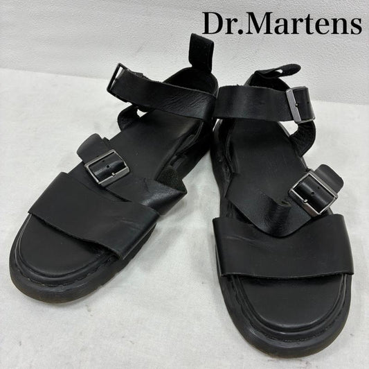ドクターマーチン Dr.Martens サンダル サンダル GRYPHON STRAP SANDAL グリフォン レザー ベルト ストラップ サンダル UK：9 黒 / ブラック / black メンズ USED 古着 中古 50143556