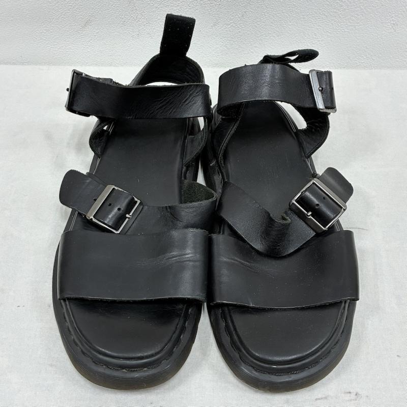 ドクターマーチン Dr.Martens サンダル サンダル GRYPHON STRAP SANDAL グリフォン レザー ベルト ストラップ サンダル UK：9 黒 / ブラック / black メンズ USED 古着 中古 50143556
