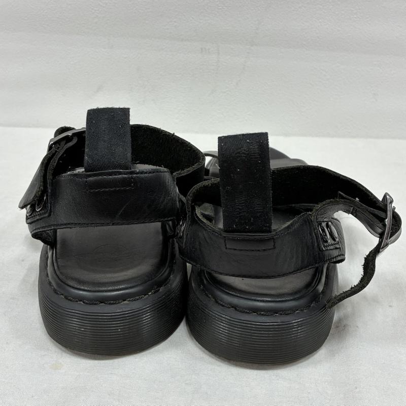 ドクターマーチン Dr.Martens サンダル サンダル GRYPHON STRAP SANDAL グリフォン レザー ベルト ストラップ サンダル UK：9 黒 / ブラック / black メンズ USED 古着 中古 50143556