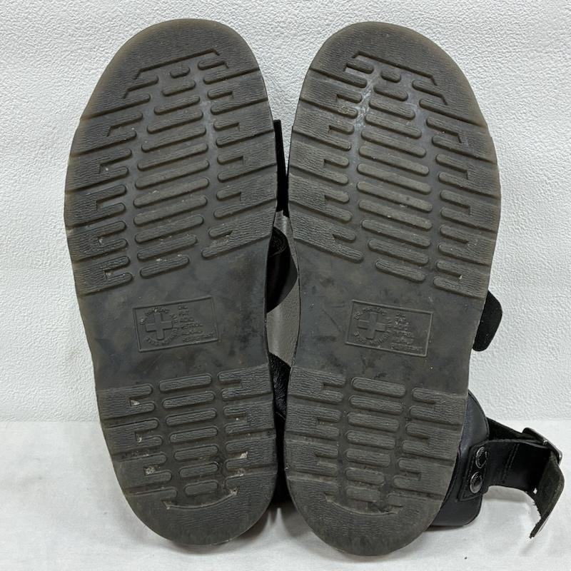 ドクターマーチン Dr.Martens サンダル サンダル GRYPHON STRAP SANDAL グリフォン レザー ベルト ストラップ サンダル UK：9 黒 / ブラック / black メンズ USED 古着 中古 50143556