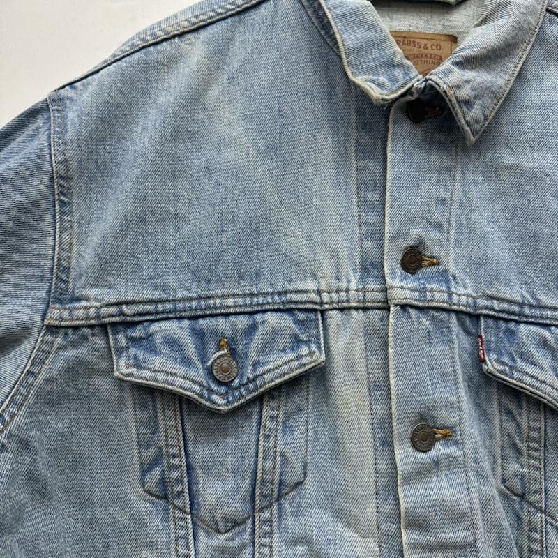リーバイス Levi s ジャケット、上着 ジャンパー、ブルゾン 90s USA製 3rd デニム トラッカー ジャケット 70507-4834 L インディゴ / インディゴ / Indigo メンズ USED 古着 中古 50143595