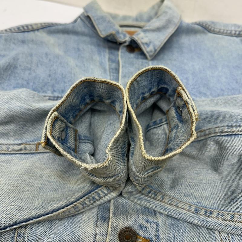 リーバイス Levi s ジャケット、上着 ジャンパー、ブルゾン 90s USA製 3rd デニム トラッカー ジャケット 70507-4834 L インディゴ / インディゴ / Indigo メンズ USED 古着 中古 50143595
