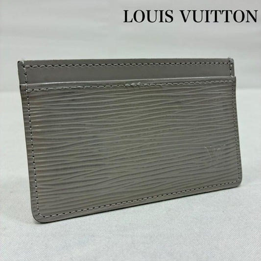 ルイヴィトン LOUIS VUITTON カードケース カードケース ポルト カルト サーンプル エピ レザー カード パス ケース 名刺入れ M60328 - ワンポイント X ロゴ、文字 メンズ USED 古着 中古 50143609