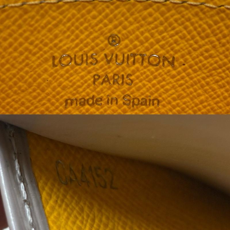 ルイヴィトン LOUIS VUITTON カードケース カードケース ポルト カルト サーンプル エピ レザー カード パス ケース 名刺入れ M60328 - ワンポイント X ロゴ、文字 メンズ USED 古着 中古 50143609