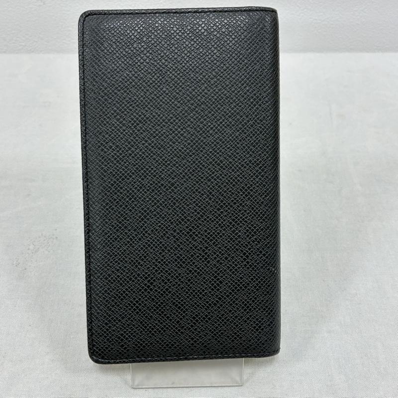 ルイヴィトン LOUIS VUITTON 財布 長財布 アジェンダ ポッシュ タイガ レザー 手帳 カバー 札入れ カードケース R20425 - ワンポイント X ロゴ、文字 黒 / ブラック / black メンズ USED 古着 中古 50143611