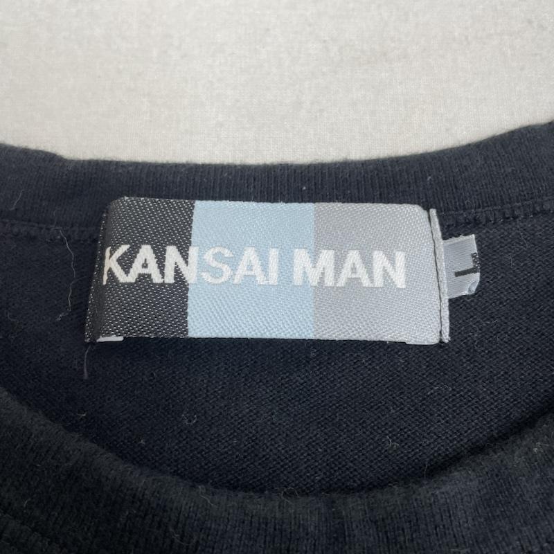 カンサイ ヤマモト KANSAI YAMAMOTO トレーナー 長袖 80 90S バックロゴ プリント スウェット 山本寛斎 トレーナー L ロゴ、文字 X プリント 黒 / ブラック / black メンズ USED 古着 中古 50143624
