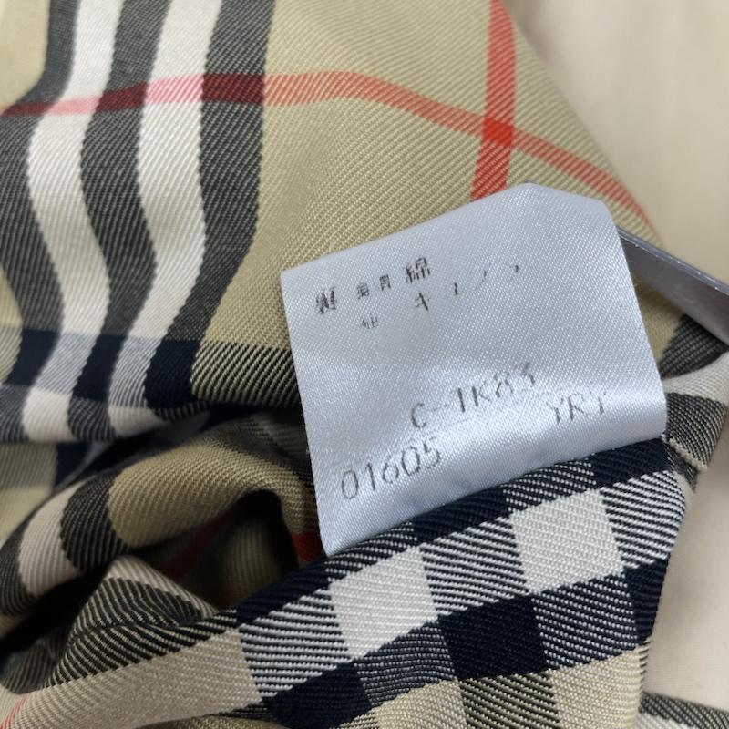 バーバリーズ BURBERRYS コート コート一般 ステンカラー コート スプリング 裏地 ノバチェック アーカイブロゴ fna03-047 9号 無地 ベージュ / ベージュ / beige レディース USED 古着 中古 50143631