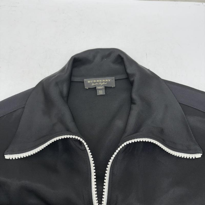 バーバリー BURBERRY ジャケット、上着 ジャンパー、ブルゾン ライン スリーブ トラック ジャケット ジャージ XL 黒 / ブラック / black メンズ USED 古着 中古 50143661
