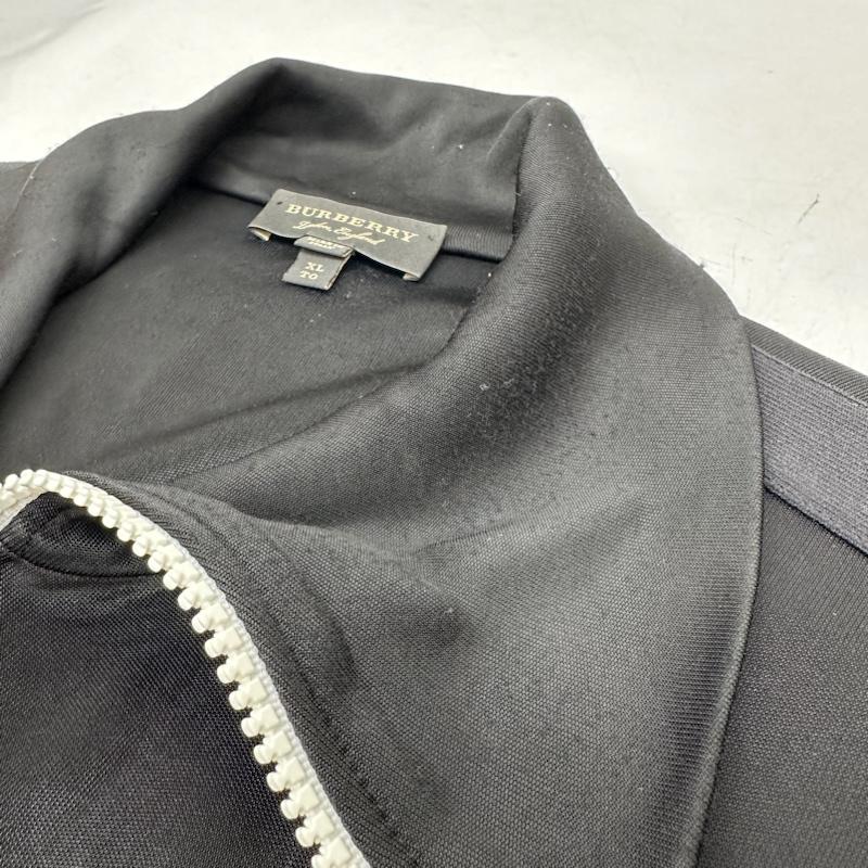バーバリー BURBERRY ジャケット、上着 ジャンパー、ブルゾン ライン スリーブ トラック ジャケット ジャージ XL 黒 / ブラック / black メンズ USED 古着 中古 50143661