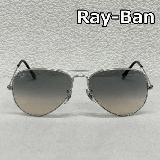 レイバン Ray-Ban めがね・サングラス サングラス AVIATOR アビエーター ティアドロップ型 サングラス 003/32 55□14 135 2N - メンズ USED 古着 中古 50143680