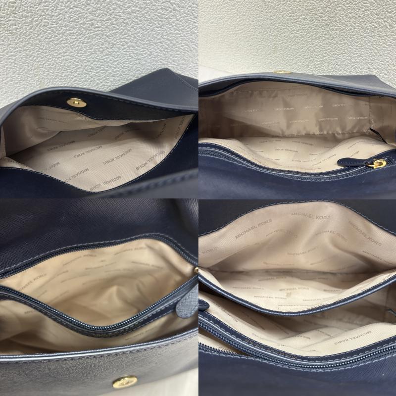 マイケルコース MICHAEL KORS ハンドバッグ ハンドバッグ 2WAY ハンド ショルダー バッグ 紺 ネイビー 30T5GAVS2L - 紺 / ネイビー / navy レディース USED 古着 中古 50143683