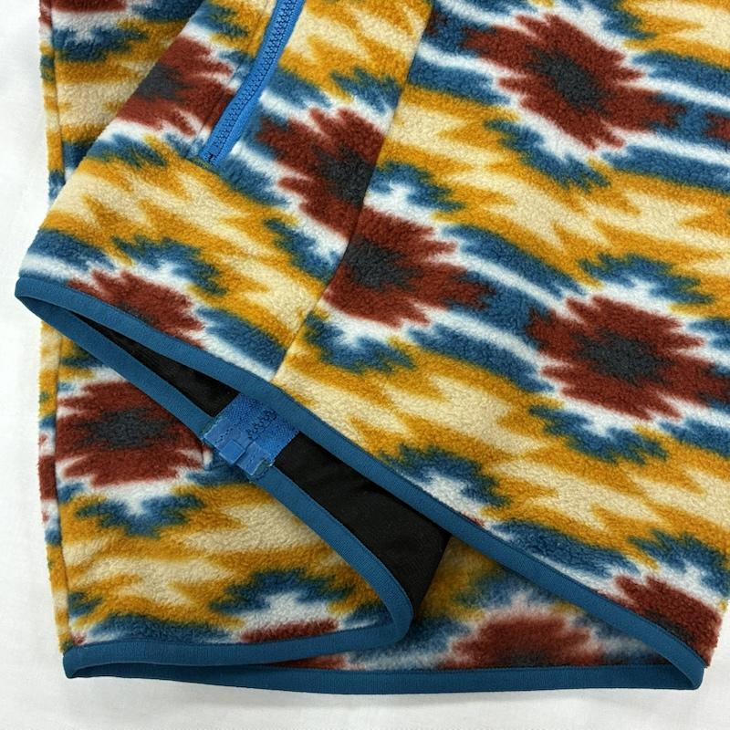 パタゴニア patagonia ベスト ベスト 15AW シンチラ SYNCHILLA ジップアップ フリース ベスト 25495 S 総柄 X ロゴ、文字 X ワンポイント マルチカラー / マルチカラー / multicolor レディース USED 古着 中古 50143693