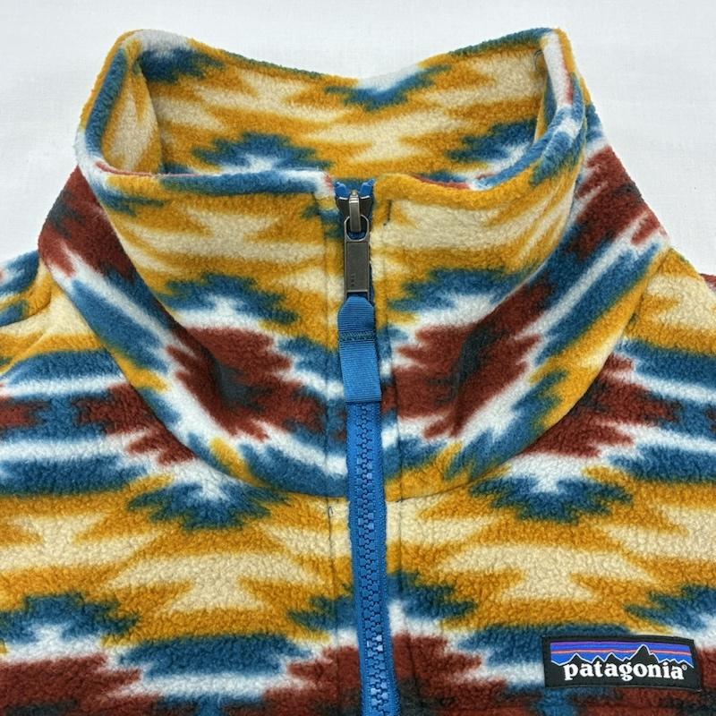 パタゴニア patagonia ベスト ベスト 15AW シンチラ SYNCHILLA ジップアップ フリース ベスト 25495 S 総柄 X ロゴ、文字 X ワンポイント マルチカラー / マルチカラー / multicolor レディース USED 古着 中古 50143693