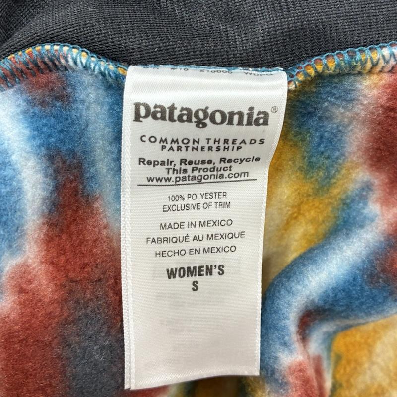 パタゴニア patagonia ベスト ベスト 15AW シンチラ SYNCHILLA ジップアップ フリース ベスト 25495 S 総柄 X ロゴ、文字 X ワンポイント マルチカラー / マルチカラー / multicolor レディース USED 古着 中古 50143693