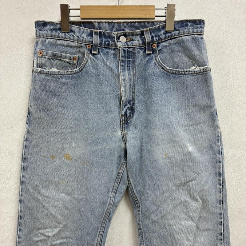 リーバイス Levi s パンツ デニム、ジーンズ 505 MADE IN USA 1999年製 ストレート ジップフライ ヴィンテージ デニムパンツ 32インチ 水色 / ライトブルー / メンズ USED 古着 中古 50143694
