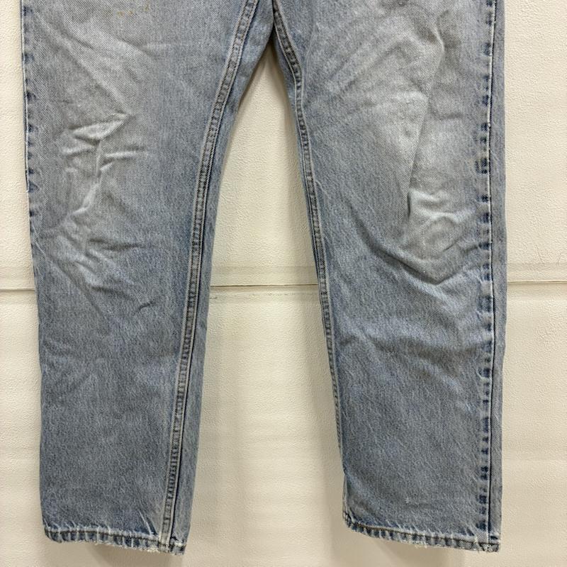リーバイス Levi s パンツ デニム、ジーンズ 505 MADE IN USA 1999年製 ストレート ジップフライ ヴィンテージ デニムパンツ 32インチ 水色 / ライトブルー / メンズ USED 古着 中古 50143694