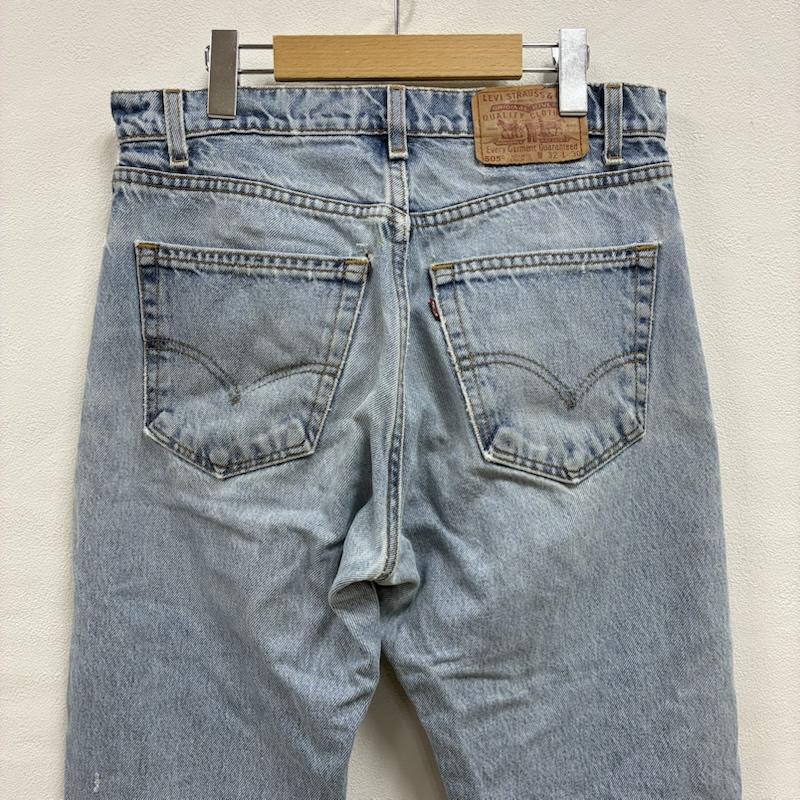 リーバイス Levi s パンツ デニム、ジーンズ 505 MADE IN USA 1999年製 ストレート ジップフライ ヴィンテージ デニムパンツ 32インチ 水色 / ライトブルー / メンズ USED 古着 中古 50143694