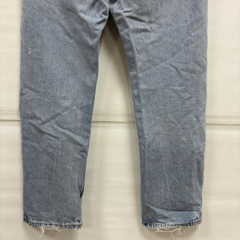 リーバイス Levi s パンツ デニム、ジーンズ 505 MADE IN USA 1999年製 ストレート ジップフライ ヴィンテージ デニムパンツ 32インチ 水色 / ライトブルー / メンズ USED 古着 中古 50143694