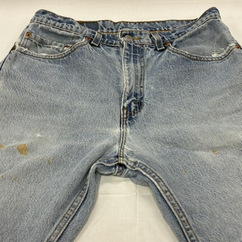 リーバイス Levi s パンツ デニム、ジーンズ 505 MADE IN USA 1999年製 ストレート ジップフライ ヴィンテージ デニムパンツ 32インチ 水色 / ライトブルー / メンズ USED 古着 中古 50143694