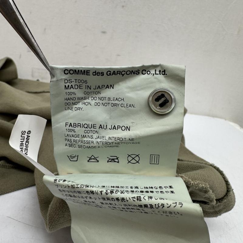 コムデギャルソンオムドゥ COMME des GARCONS HOMME DEUX ポロシャツ 半袖 17SS プリント ポロシャツ DS-T006 M カーキ / カーキ / khaki メンズ USED 古着 中古 50143704