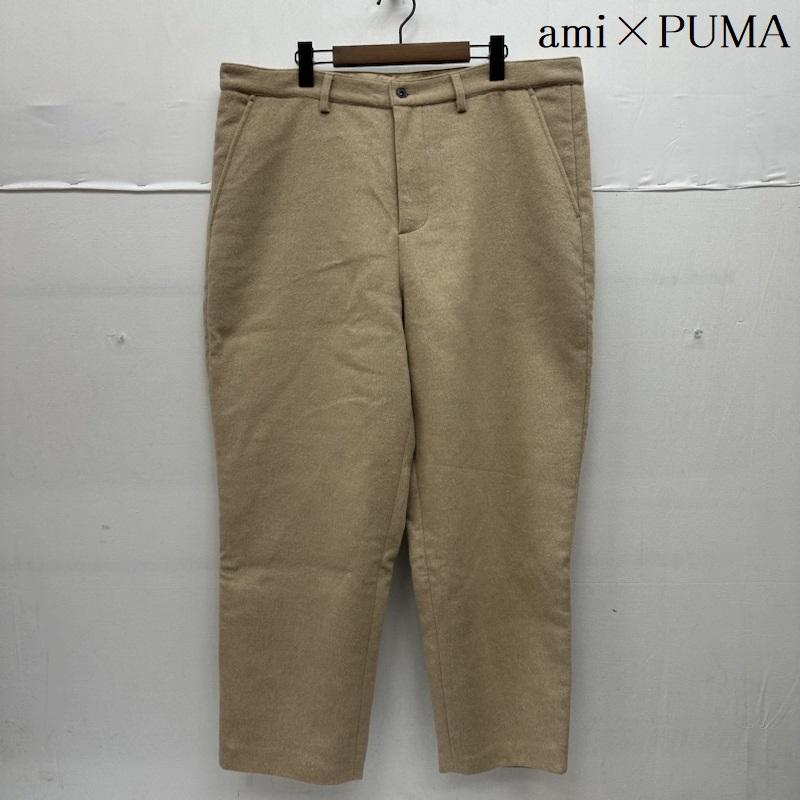 アミ ami パンツ ワークパンツ、ペインターパンツ PUMA ウール シャギー パンツ 535994-67 XL ベージュ / ベージュ / beige メンズ USED 古着 中古 50143707