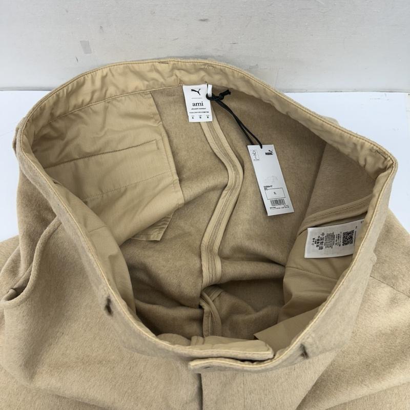 アミ ami パンツ ワークパンツ、ペインターパンツ PUMA ウール シャギー パンツ 535994-67 XL ベージュ / ベージュ / beige メンズ USED 古着 中古 50143707