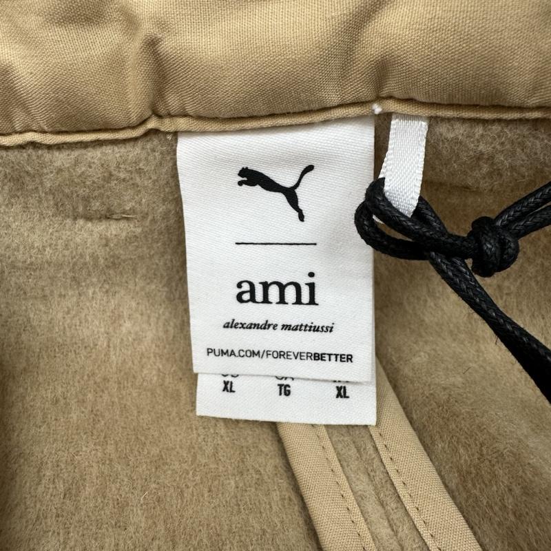 アミ ami パンツ ワークパンツ、ペインターパンツ PUMA ウール シャギー パンツ 535994-67 XL ベージュ / ベージュ / beige メンズ USED 古着 中古 50143707