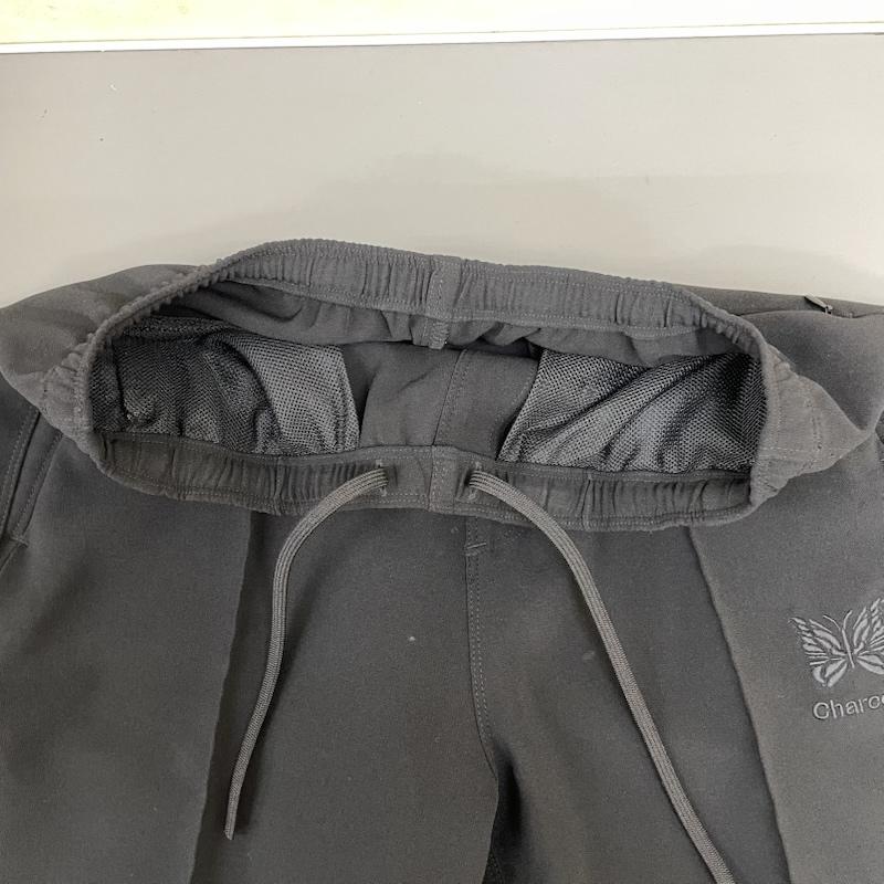 ニードルス Needles パンツ スラックス KP423 スラックス 側章 蝶 バタフライ 刺繍 NEPENTHES ネペンテス BLK ブラック XS 黒 / ブラック / black メンズ USED 古着 中古 50143712