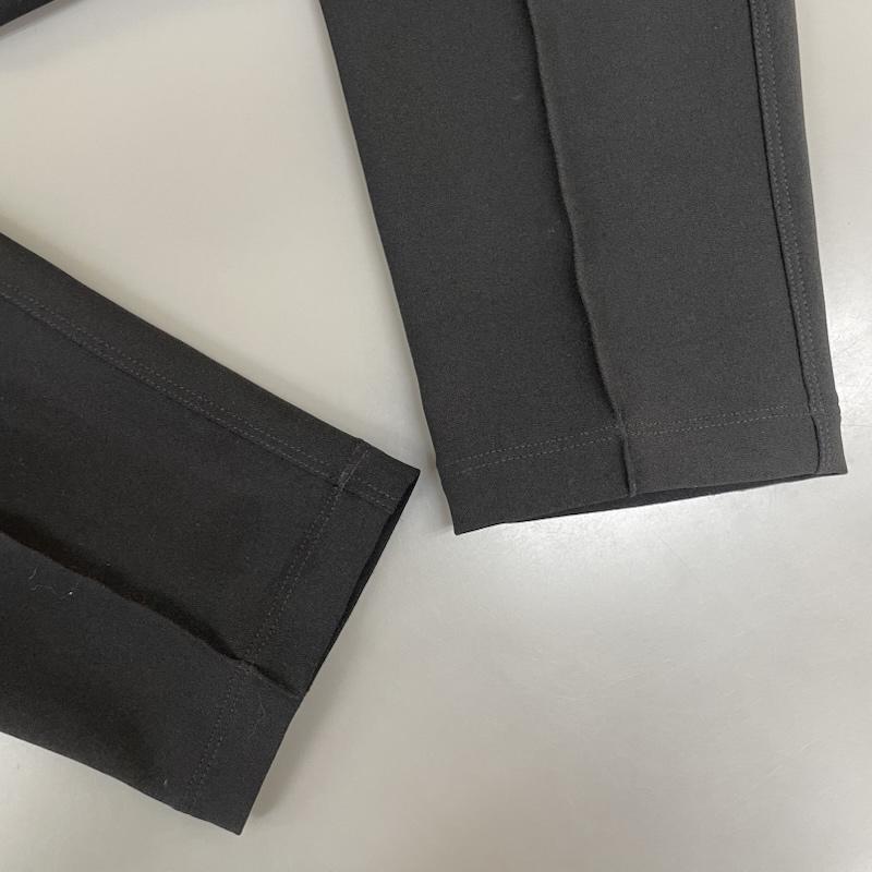 ニードルス Needles パンツ スラックス KP423 スラックス 側章 蝶 バタフライ 刺繍 NEPENTHES ネペンテス BLK ブラック XS 黒 / ブラック / black メンズ USED 古着 中古 50143712