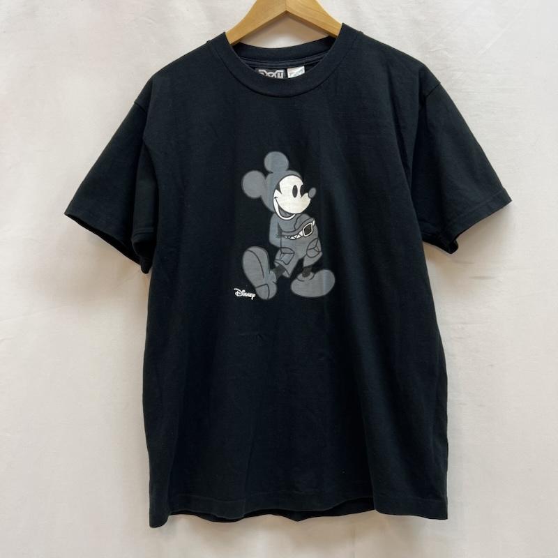 バウンティーハンター BOUNTY HUNTER Tシャツ 半袖 ×Disney ディズニー コラボ ミッキーマウス Tシャツ L 黒 / ブラック / black メンズ USED 古着 中古 50143723