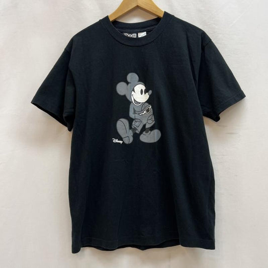 バウンティーハンター BOUNTY HUNTER Tシャツ 半袖 ×Disney ディズニー コラボ ミッキーマウス Tシャツ L 黒 / ブラック / black メンズ USED 古着 中古 50143723