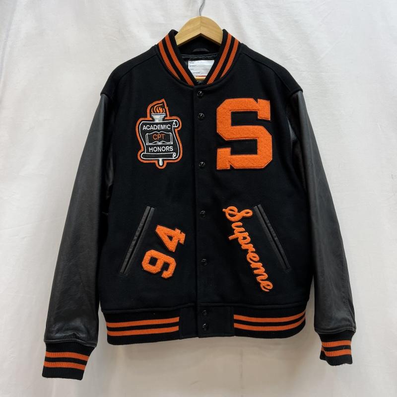 シュプリーム Supreme ジャケット、上着 ジャンパー、ブルゾン 19AW Team Varsity Jacket スタジャン M 黒 / ブラック / black メンズ USED 古着 中古 50143725