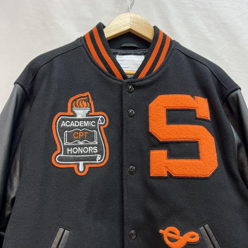 シュプリーム Supreme ジャケット、上着 ジャンパー、ブルゾン 19AW Team Varsity Jacket スタジャン M 黒 / ブラック / black メンズ USED 古着 中古 50143725