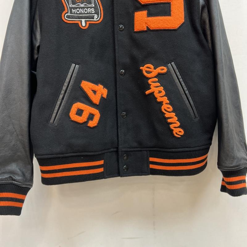 シュプリーム Supreme ジャケット、上着 ジャンパー、ブルゾン 19AW Team Varsity Jacket スタジャン M 黒 / ブラック / black メンズ USED 古着 中古 50143725